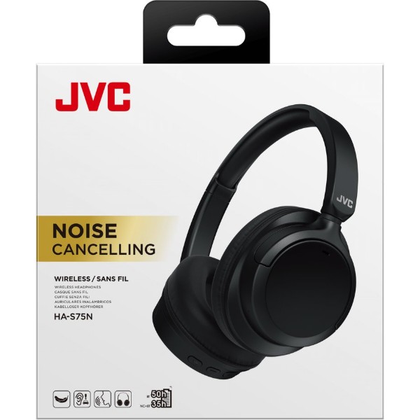 Фото - Навушники накладні бездротові JVC HAS75N-B-U
